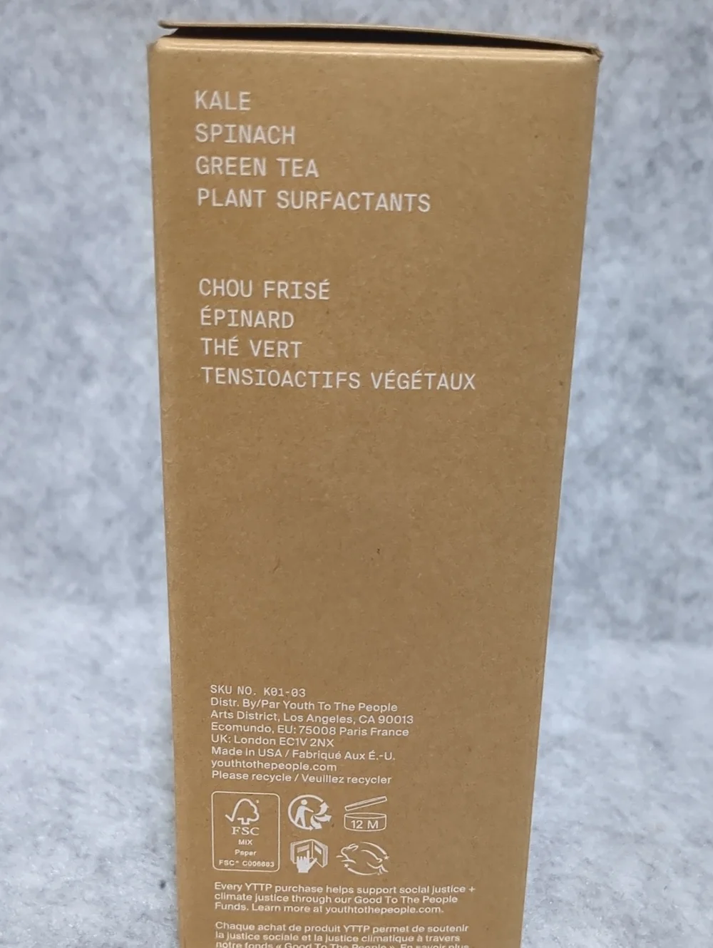 Youth To The People Superfood Facial Cleanser Kale + Green Tea Daily Face Wash